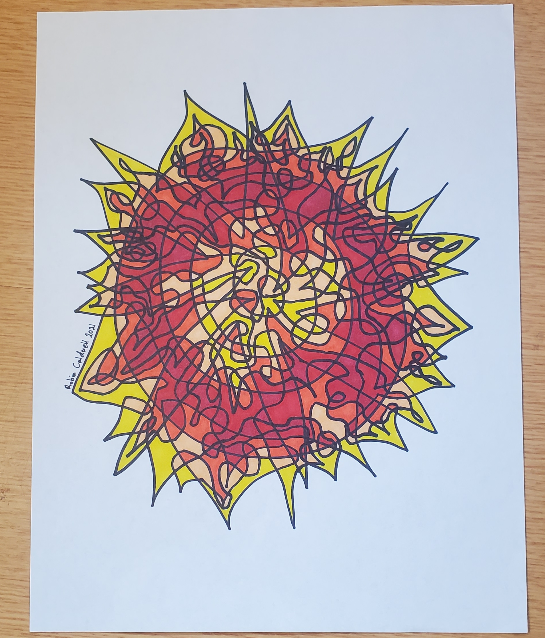 THE SUN!!!! -abstract 2021-