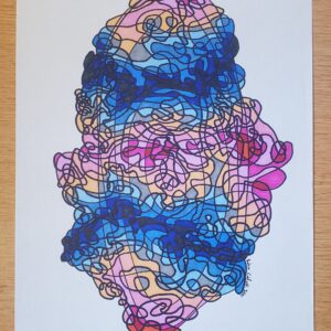 Sunset in the Land of Make-Believe -abstract 2021-