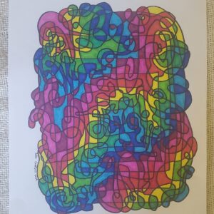 I saw what happened back there.  Are you okay? -abstract 2022-