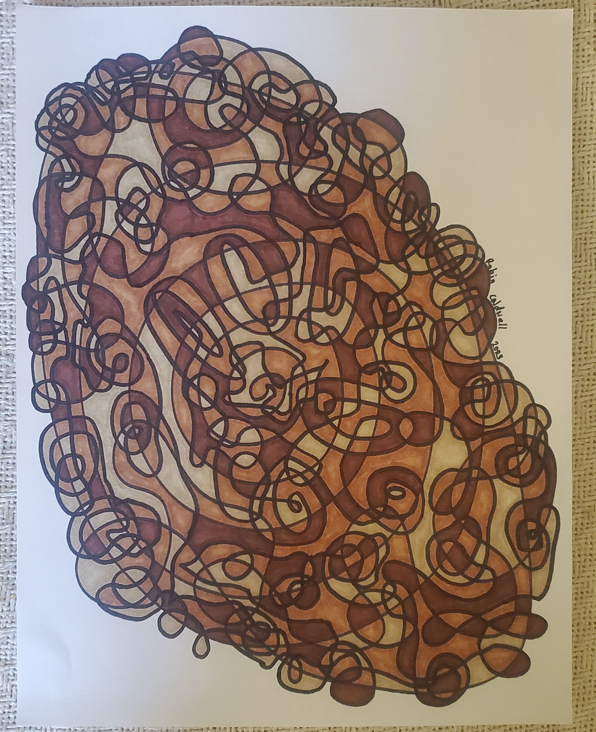 Cafe Latte -abstract 2023-