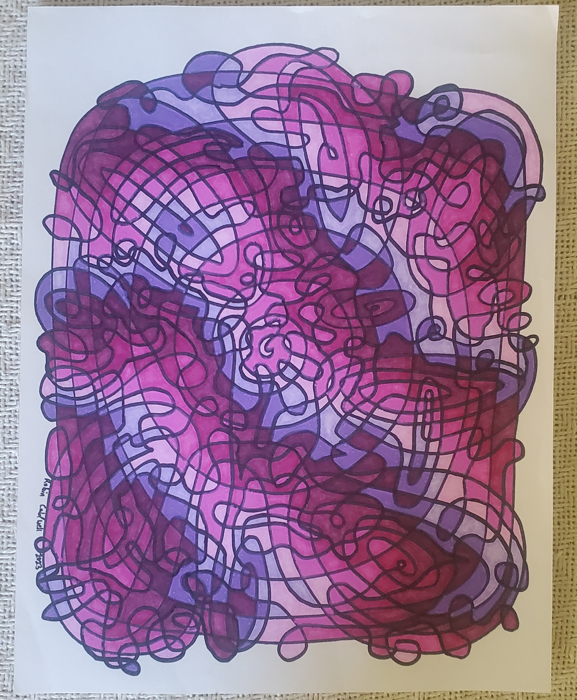 Violet! You're Turning Violet, Violet! -abstract 2023-